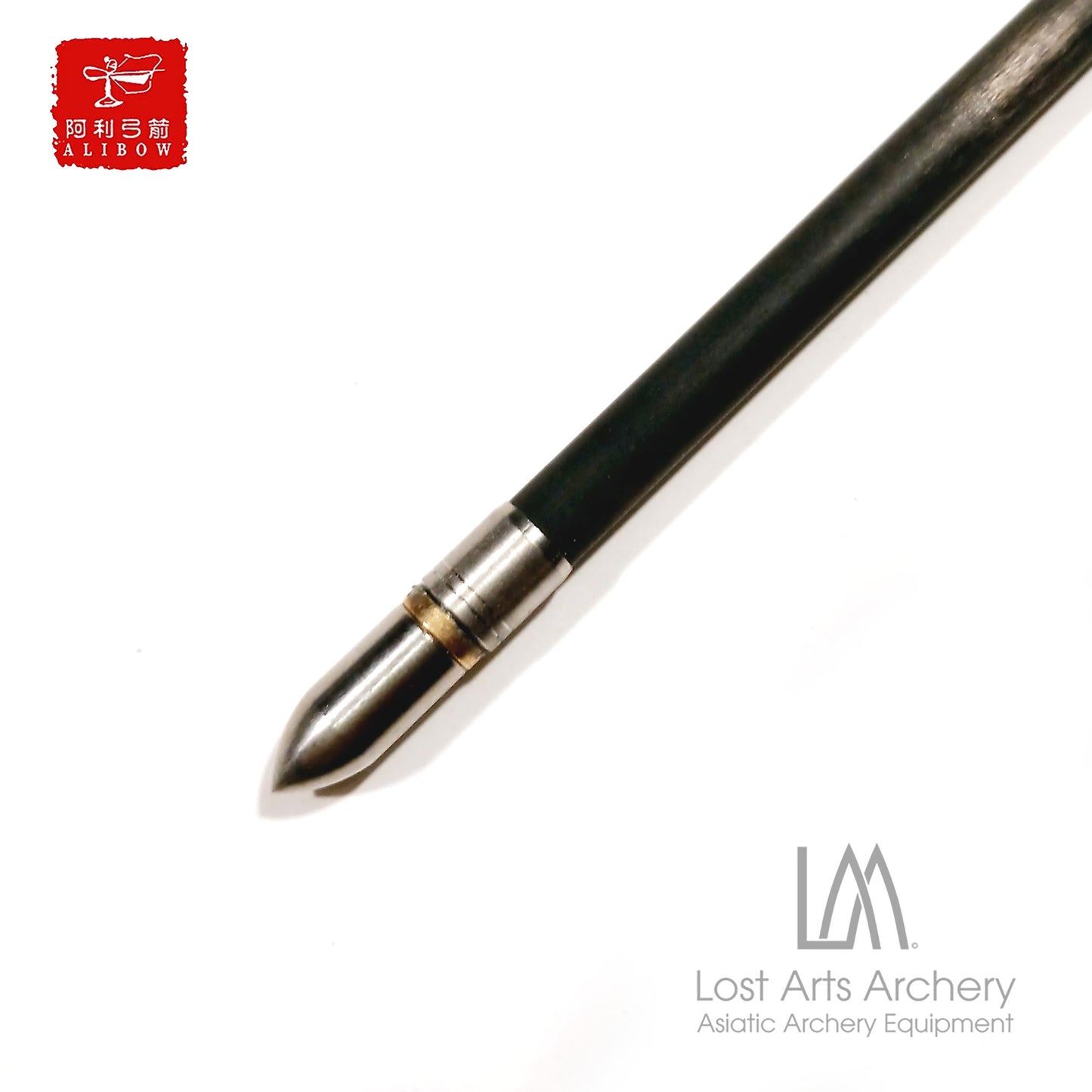 Ali Bow Carbon Arrows 400 spine - Black 5.5" Parabolic