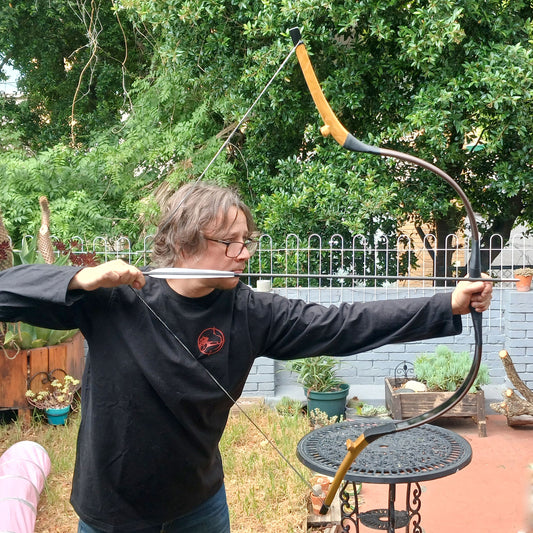 SECOND HAND Ali Bow Yarha II "Military Manchu" 55#@35" Fiberglass Bow