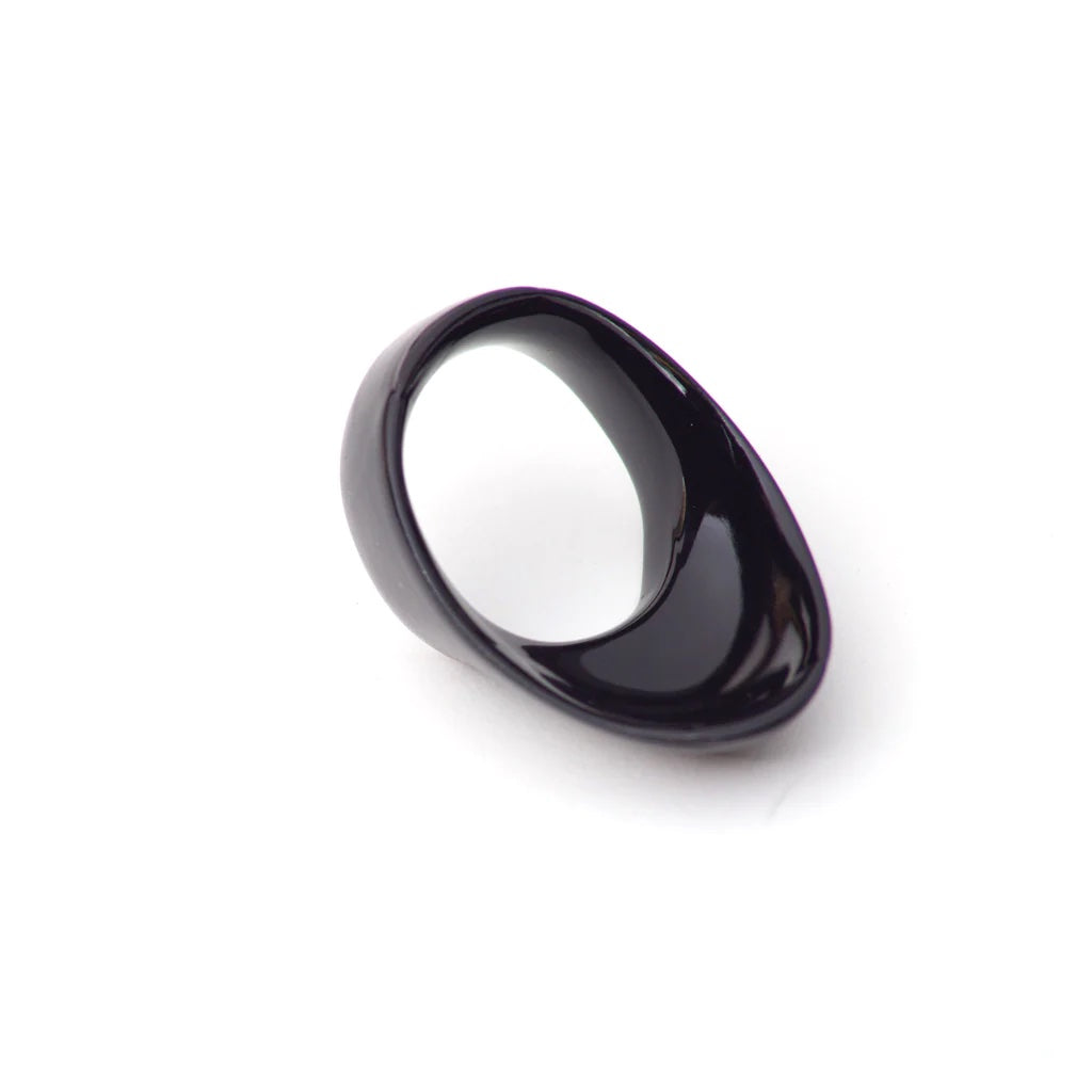 Victory Black Thumb Ring