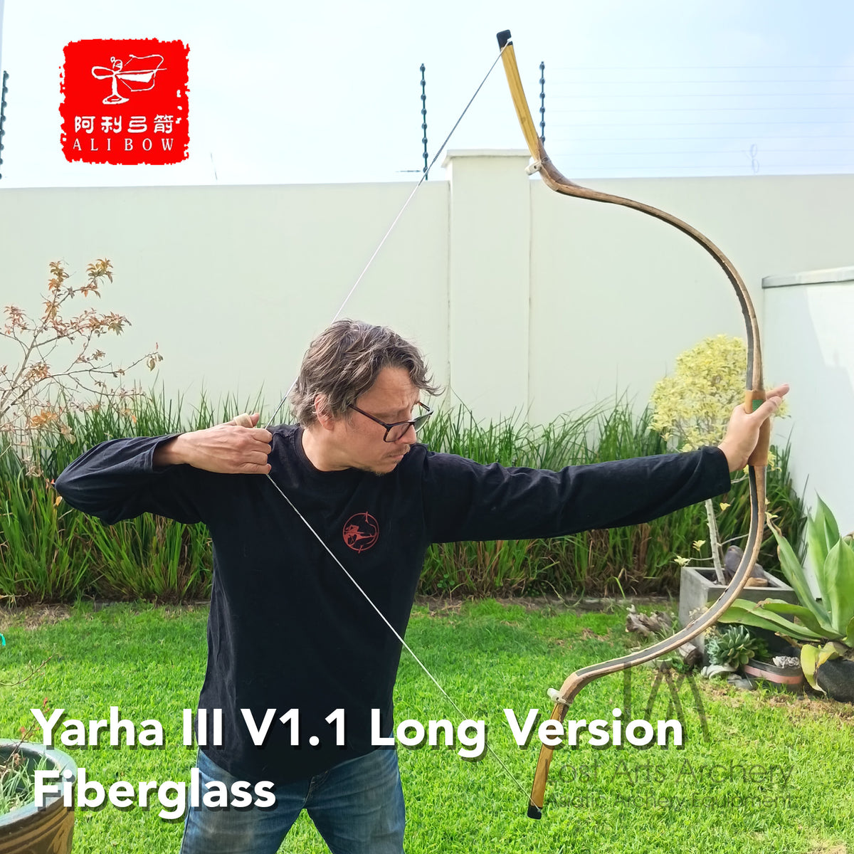 Yarha III Long Size "Tondo Jafaku" Fiberglass Imperial Manchu Bow