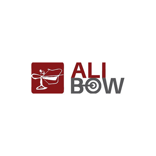 Ali Bow Carbon Bamboo Pattern Arrows MEDIUM - Red Striped 5.5" Parabolic