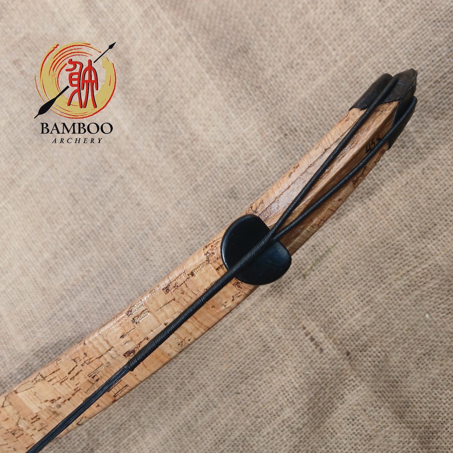 The Asymmetric Joracen-X bow from Bamboo Archery 45#@28" Bent Fiberglass Bow