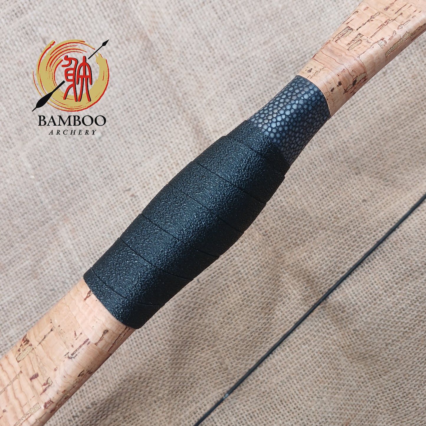 The Asymmetric Joracen-X bow from Bamboo Archery 45#@28" Bent Fiberglass Bow