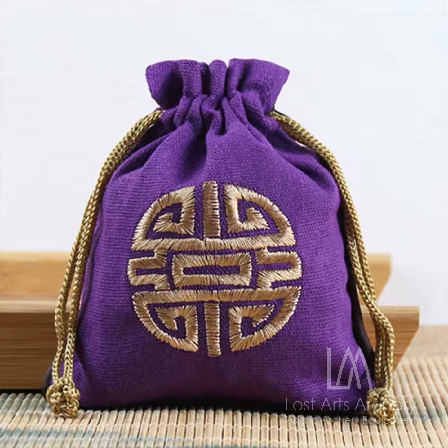 Chinese Cotton Jute Pouches for Thumb Rings