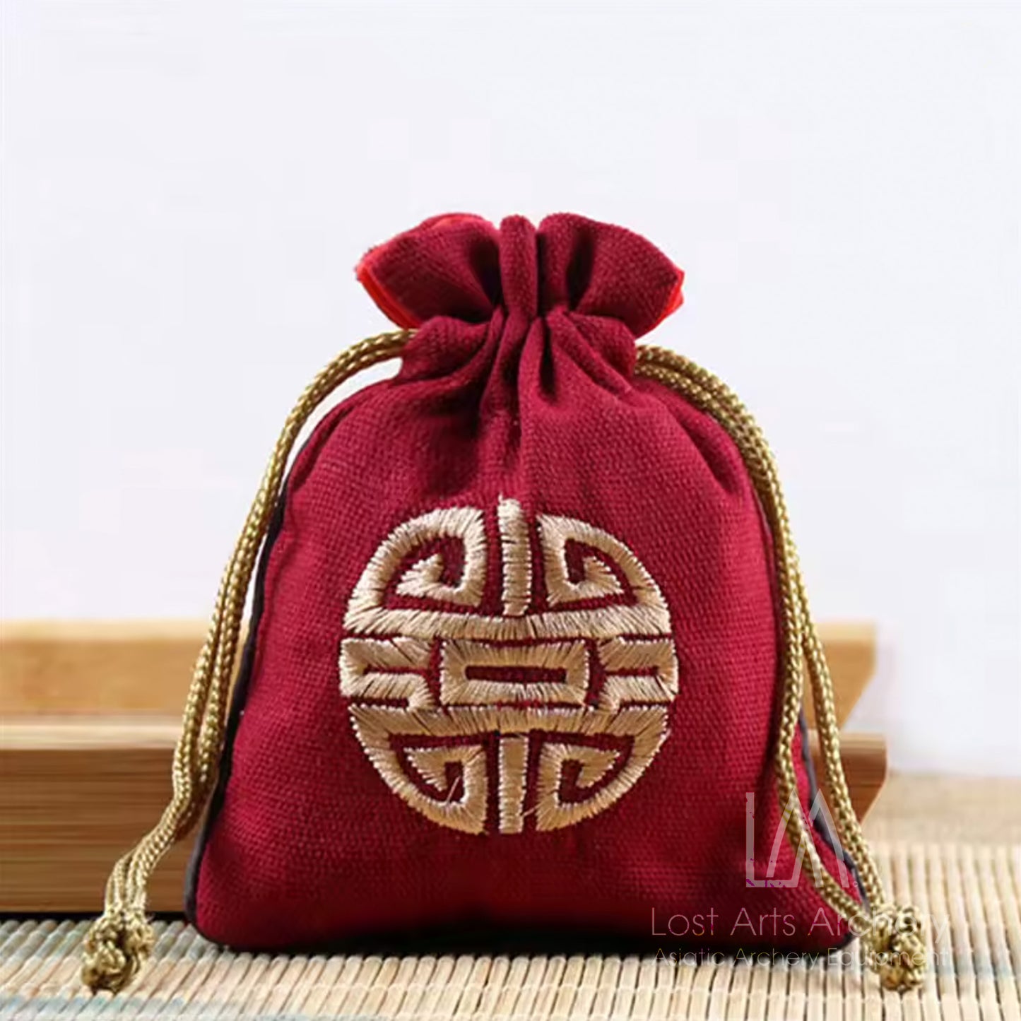 Chinese Cotton Jute Pouches for Thumb Rings