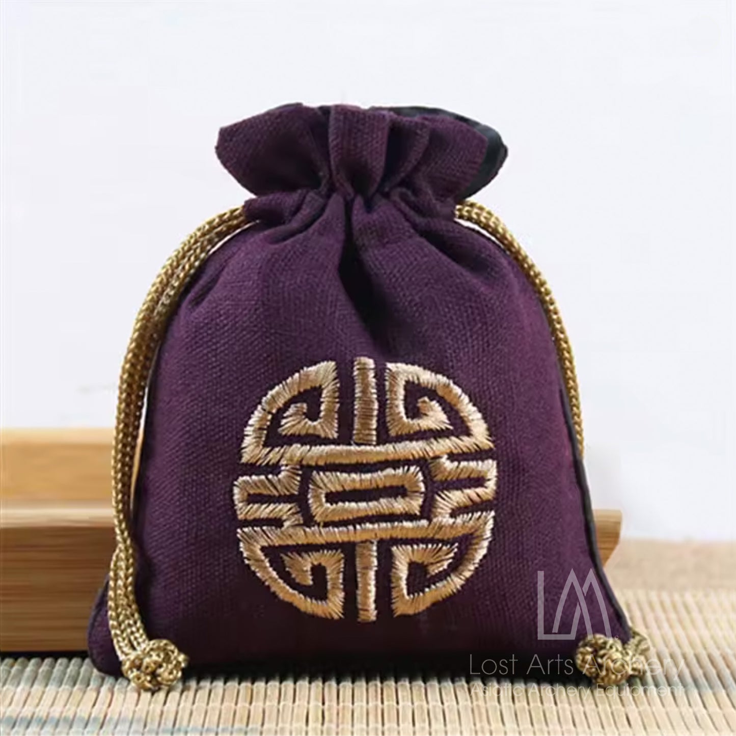 Chinese Cotton Jute Pouches for Thumb Rings
