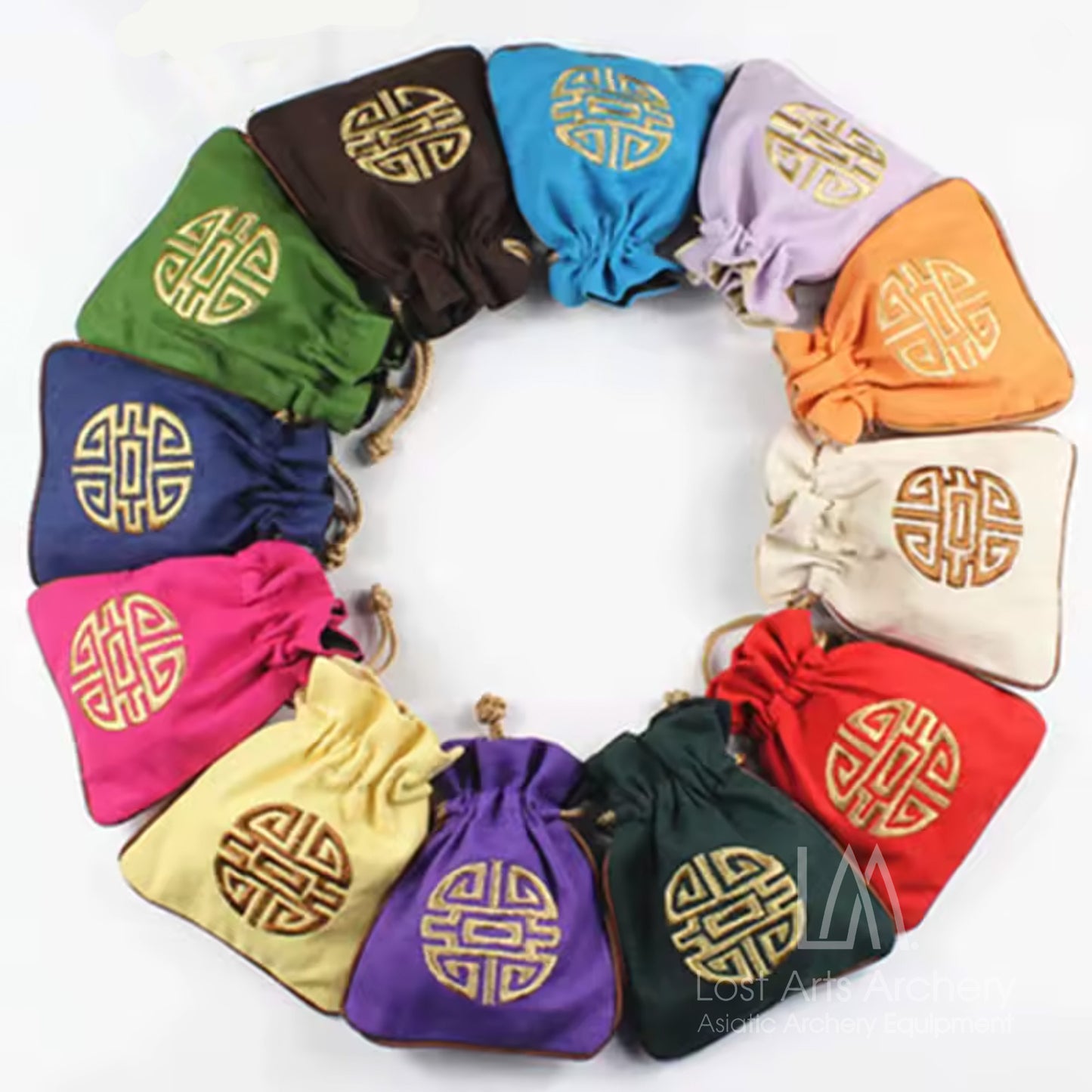 Chinese Cotton Jute Pouches for Thumb Rings