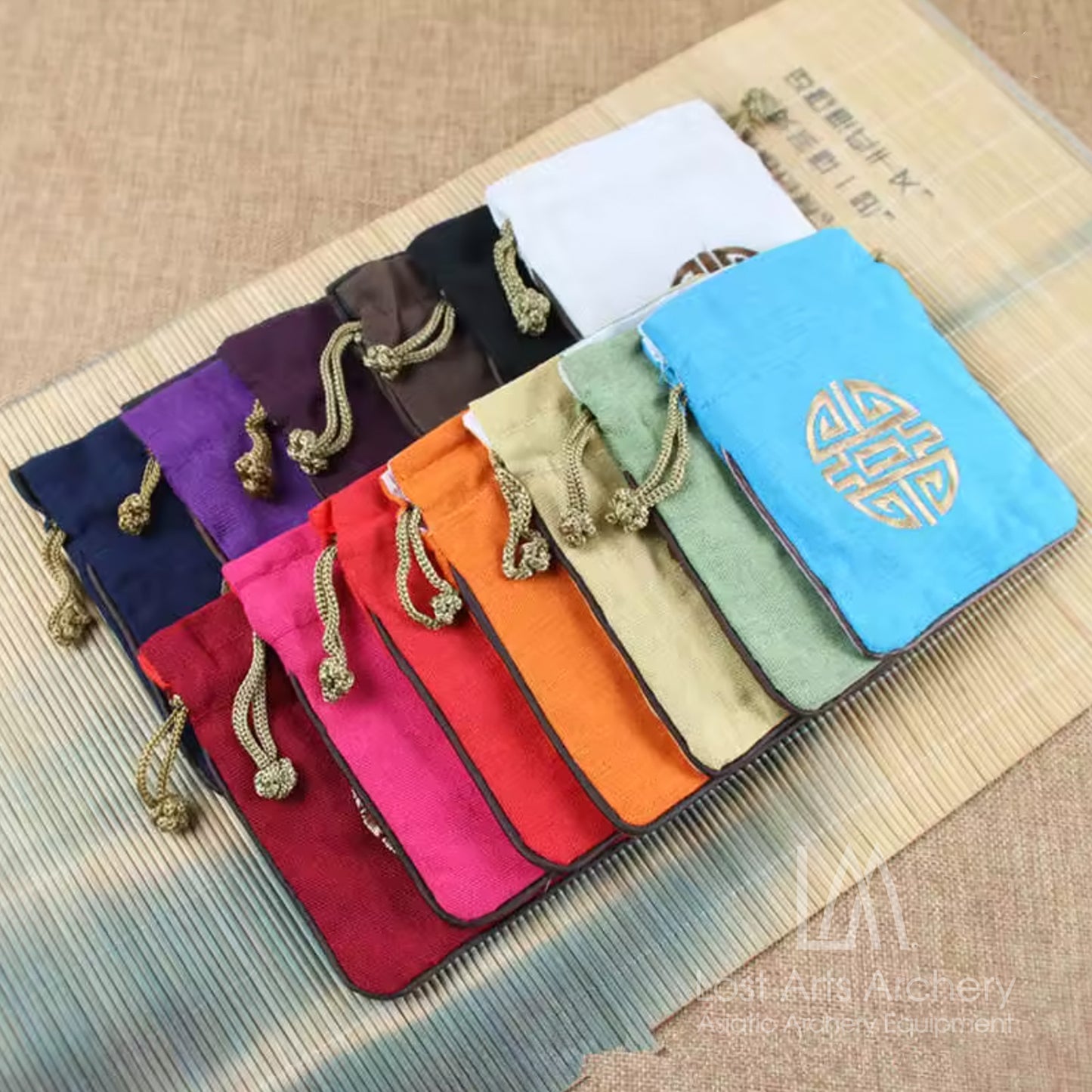 Chinese Cotton Jute Pouches for Thumb Rings