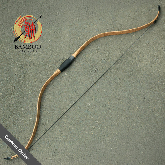 Bamboo Archery Asymmetric Joracen-X Fiberglass Bow (Custom Order)