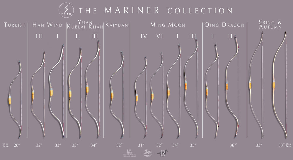 The Mariner Bow Collection – Lost Arts Archery South Africa
