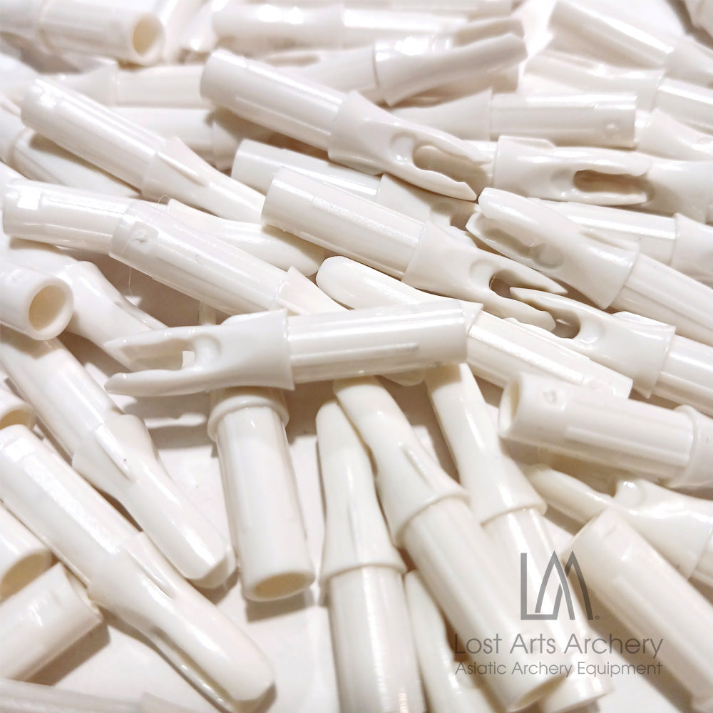 Standard Plastic Nocks 0.246" White