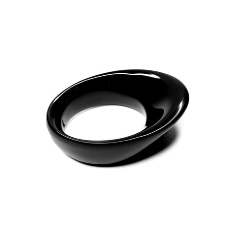 Lantern Black Thumb Ring