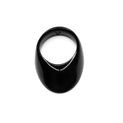 Lantern Black Thumb Ring