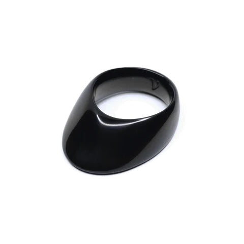 Lantern Black Thumb Ring