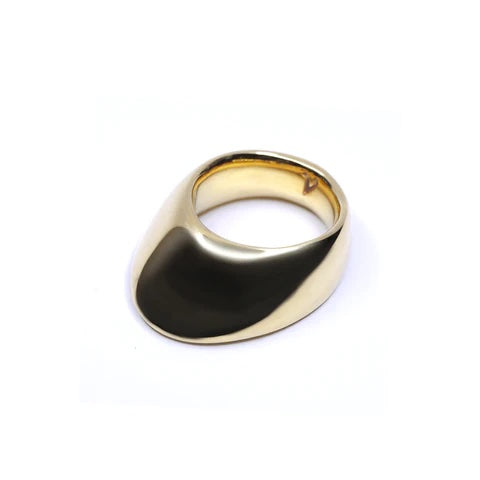 Lantern Brass Thumb Ring