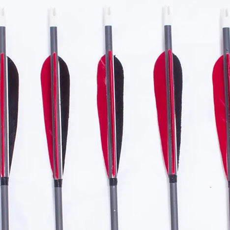 Pre-made  Black Carbon Arrows - Parabolic