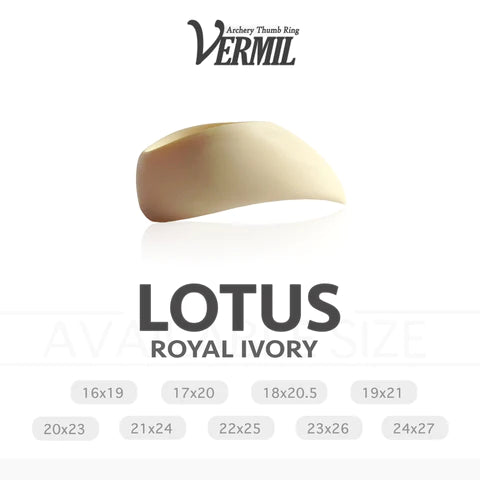 Lotus II Ivory Thumb Ring