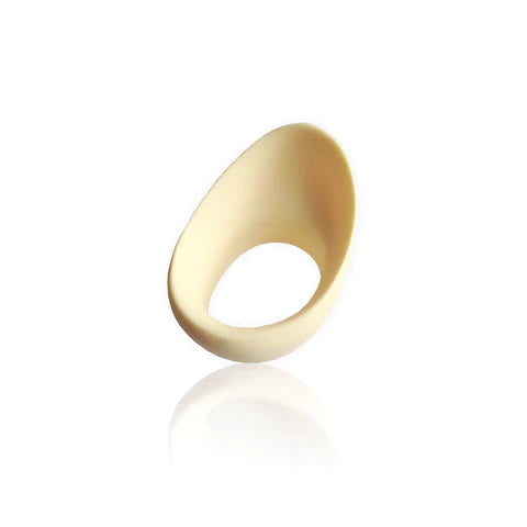 Lotus II Ivory Thumb Ring